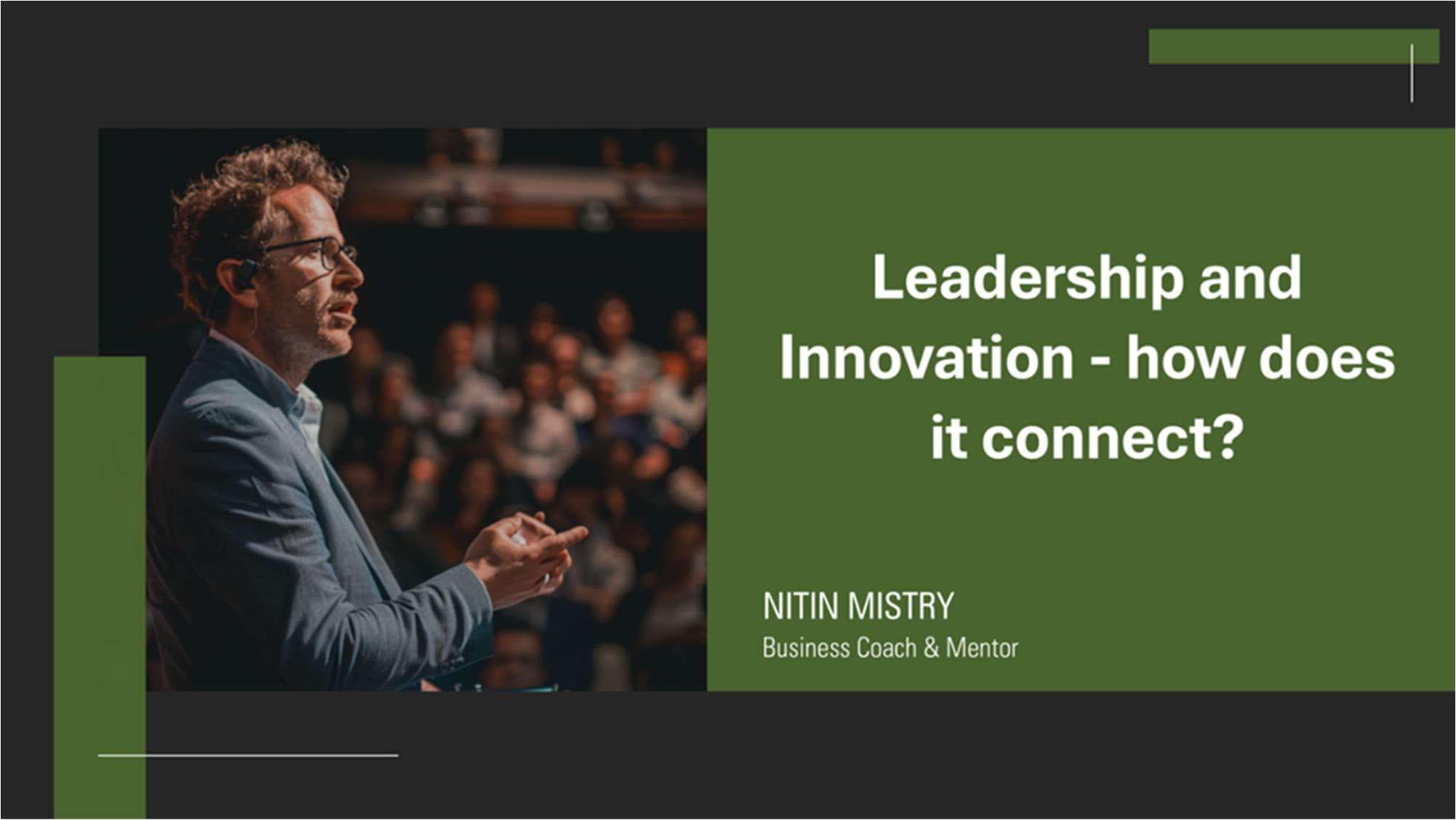 Leadership and Innovation - how does it connect?