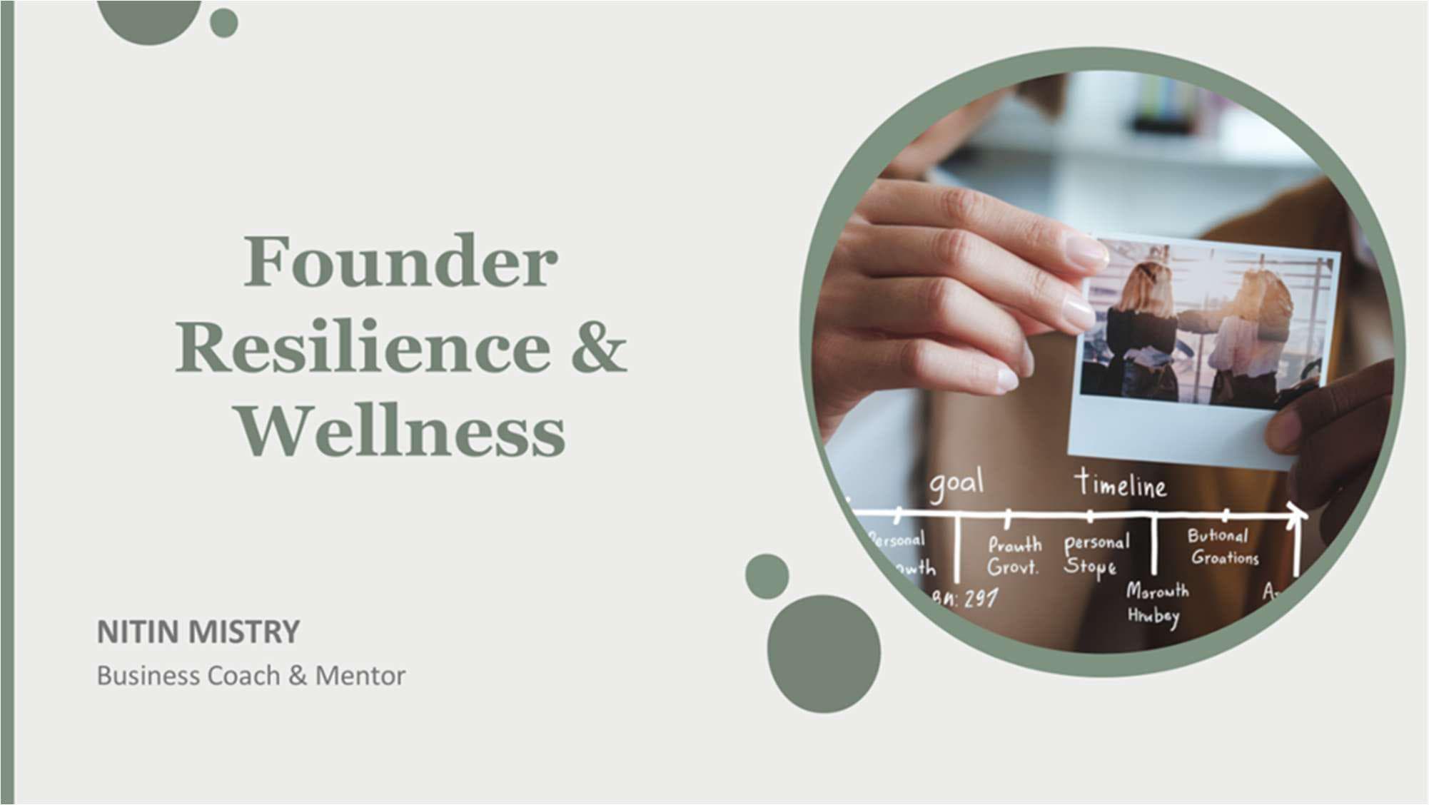 Founder Resilience and Wellness
