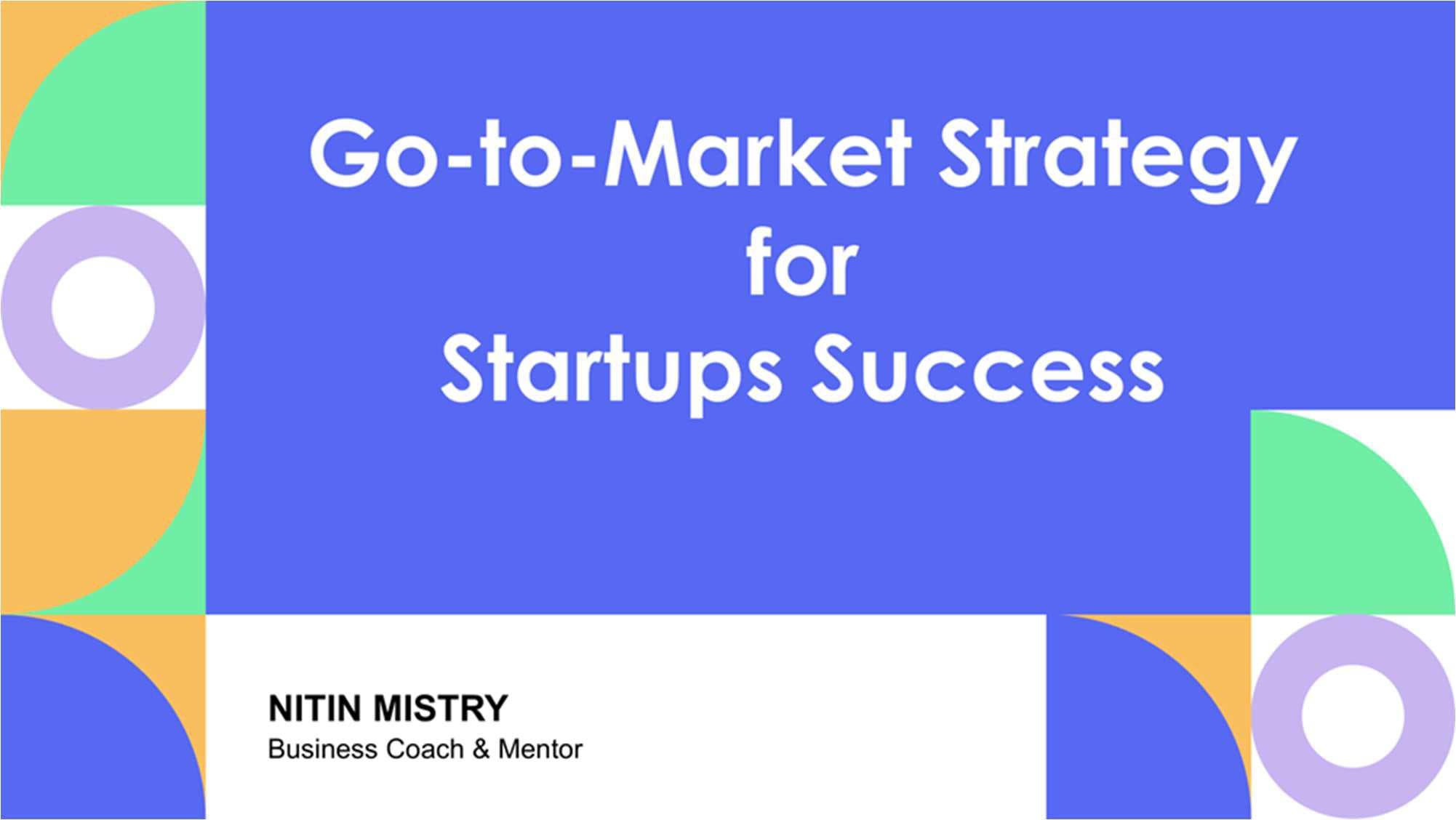 Go-to-Market Strategy for Startups Success